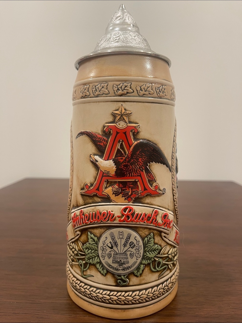 Vintage Anheuser-Busch 1987 Stein “J” Series